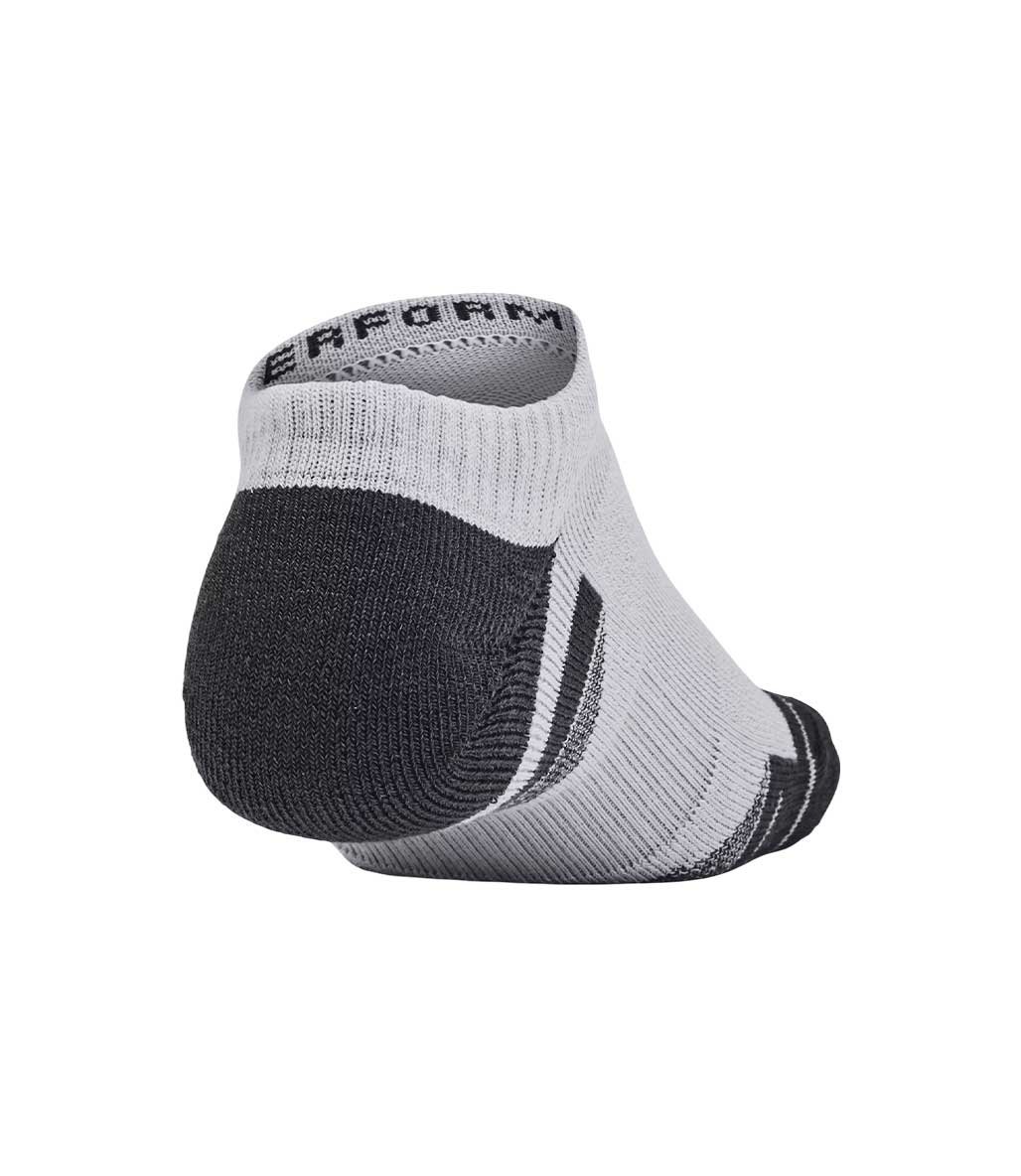 Under Armour Performance Tech No Show 6'Lı Paket Çorap Gri