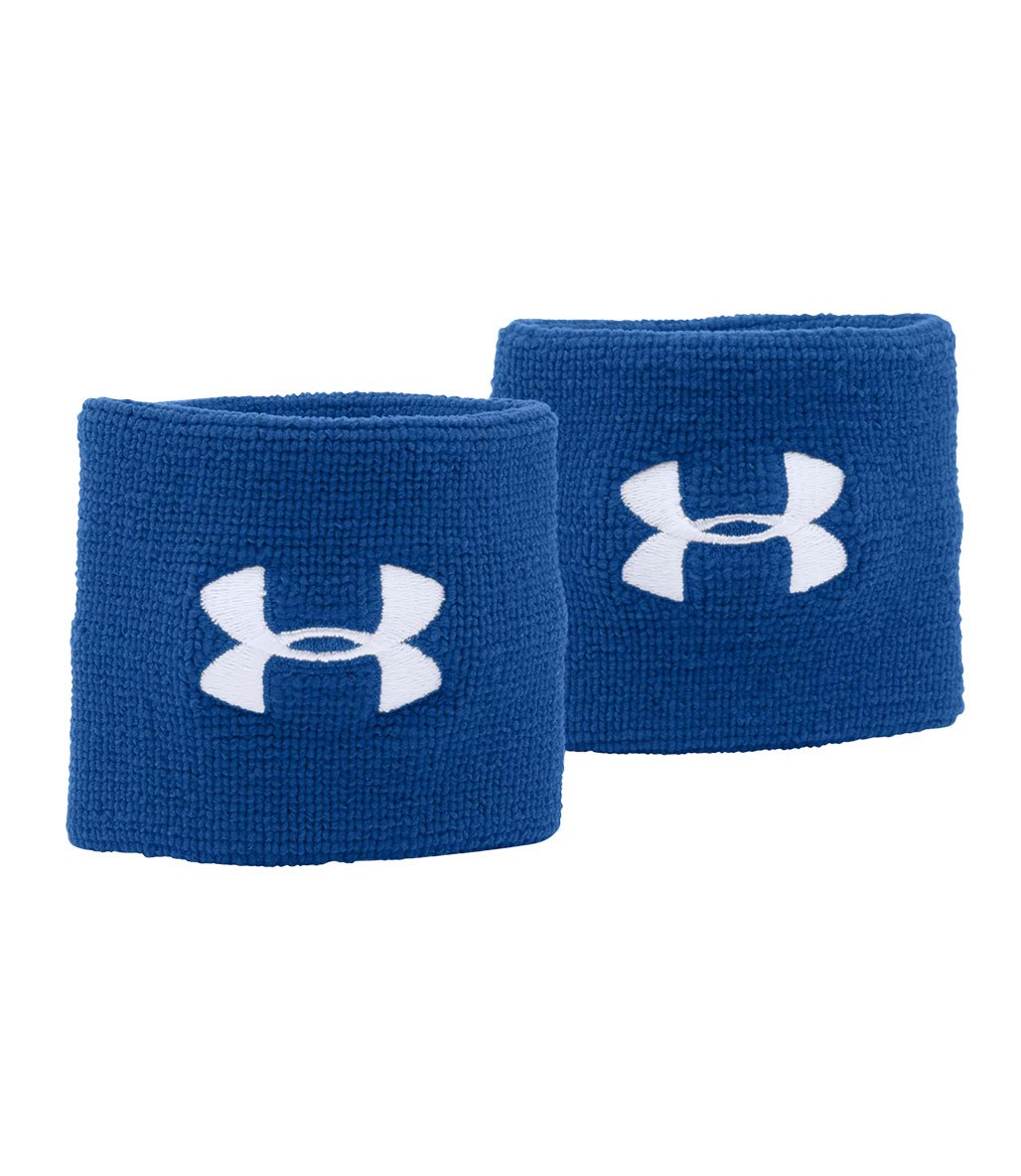 Under Armour Performance Wristbands Bileklik Mavi Beyaz