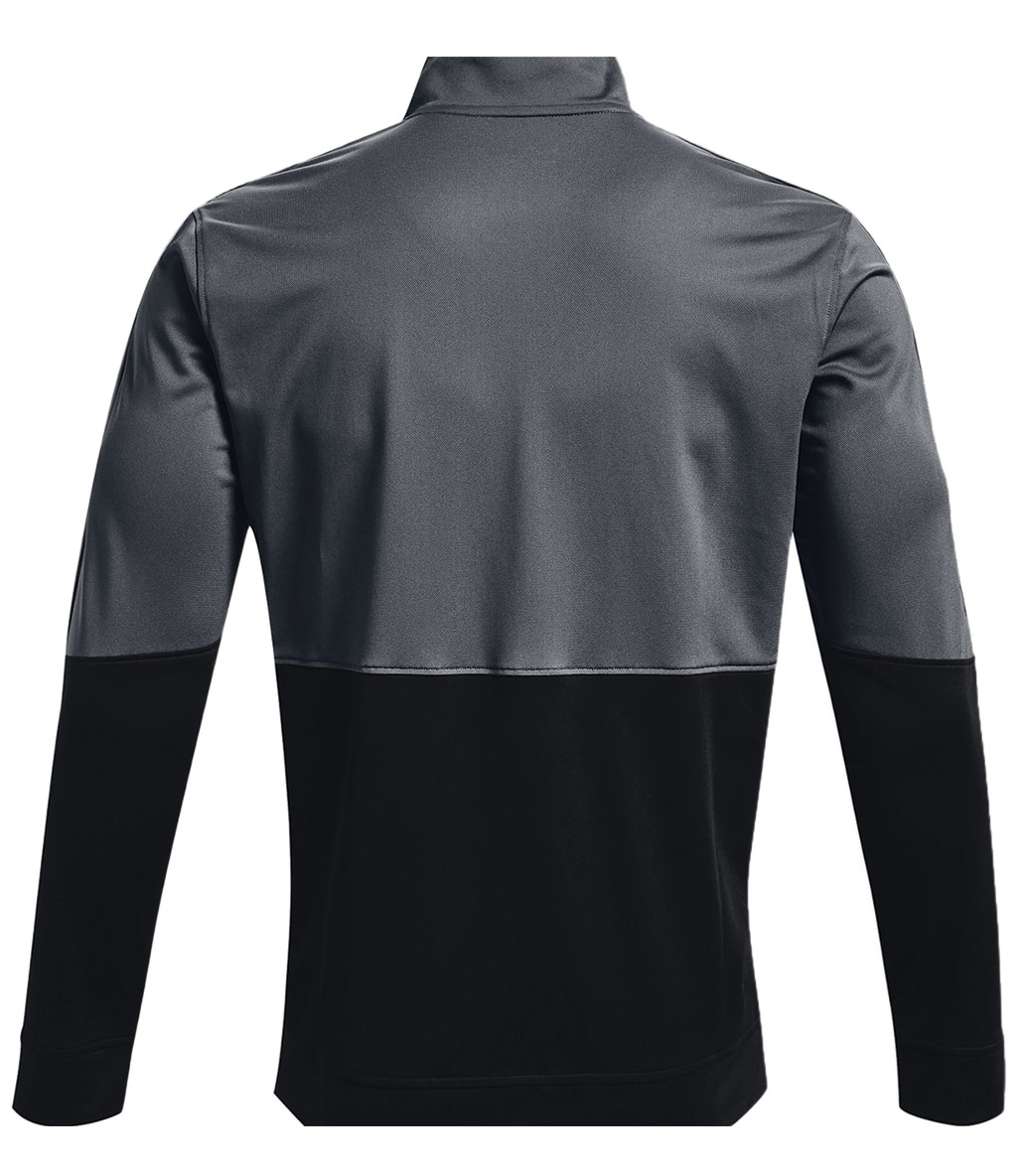 Under Armour Pique Track Jacket Fermuarlı Üst Gri Siyah