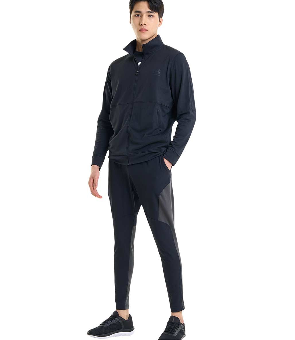 Under Armour Pique Track Jacket Fermuarlı Üst Siyah