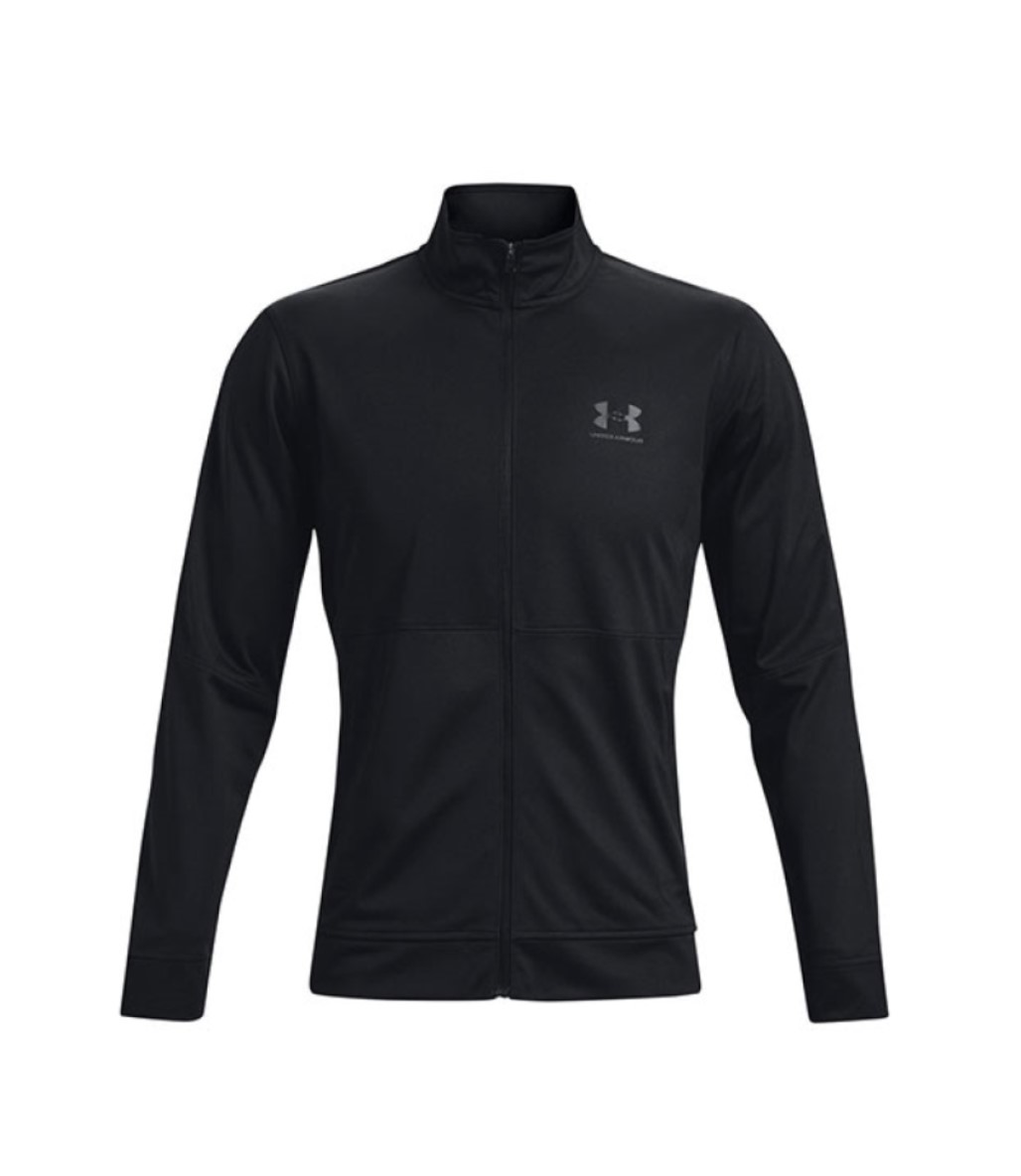 Under Armour Pique Track Jacket Fermuarlı Üst Siyah
