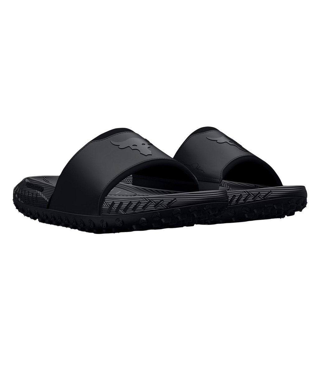 Under Armour Project Rock 3 SL Terlik Siyah