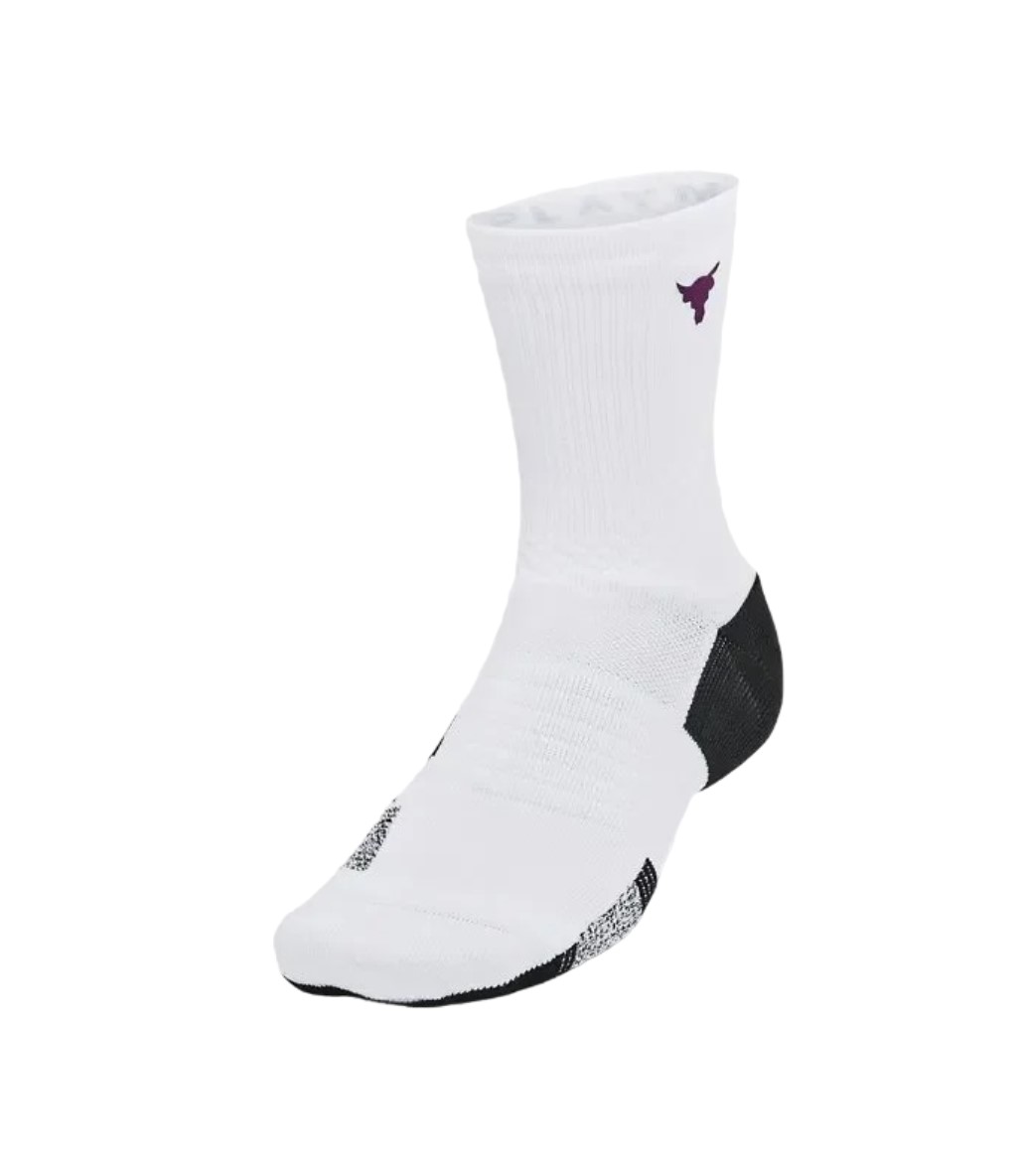 Under Armour Project Rock ArmourDry Playmaker Çorap Beyaz