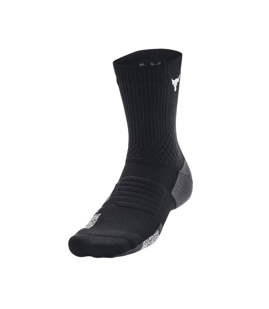 Under Armour Project Rock ArmourDry Playmaker Çorap Siyah Gri