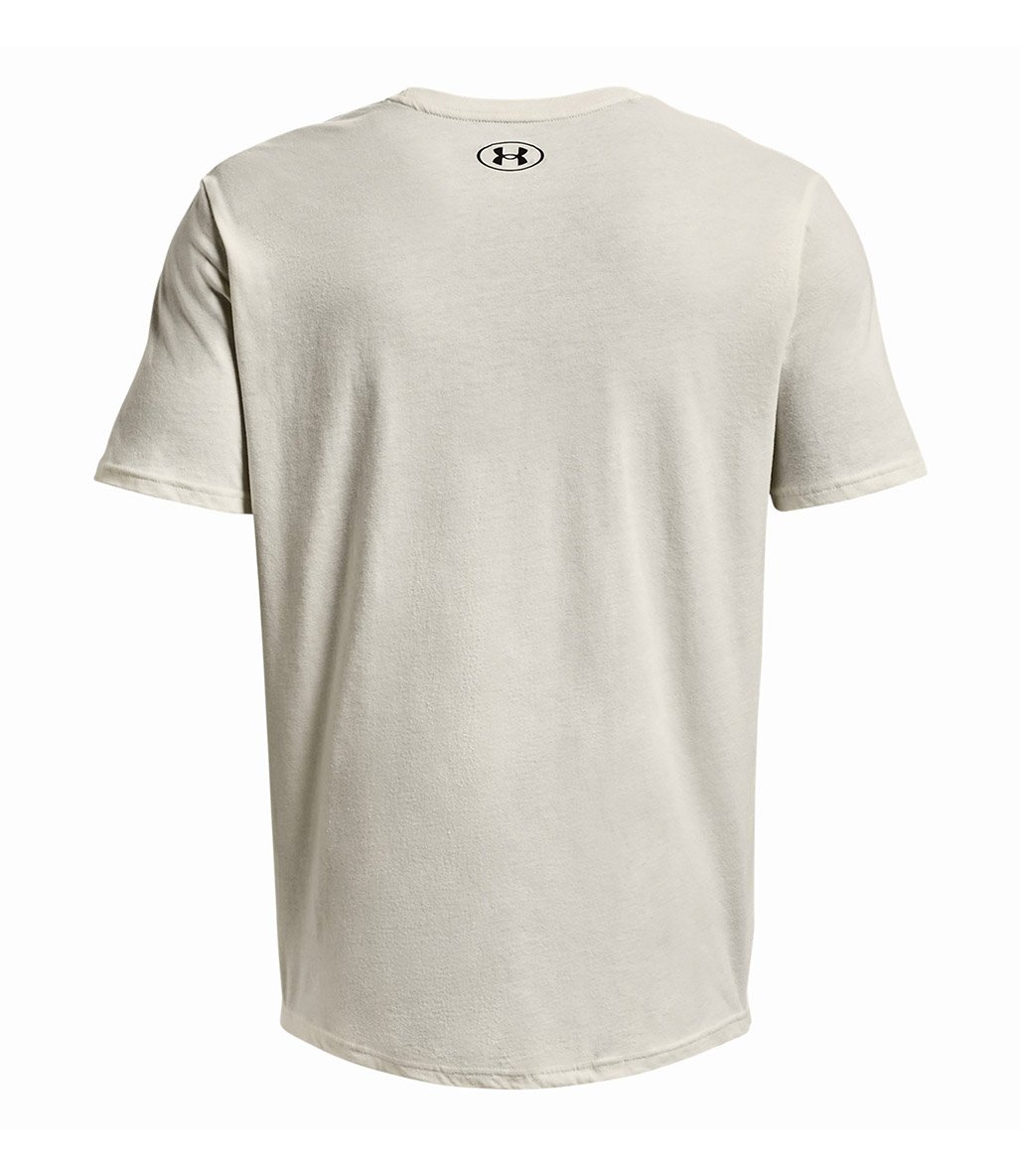 Under Armour Project Rock Brahma Bull Kısa Kollu T-Shirt Bej Kırmızı