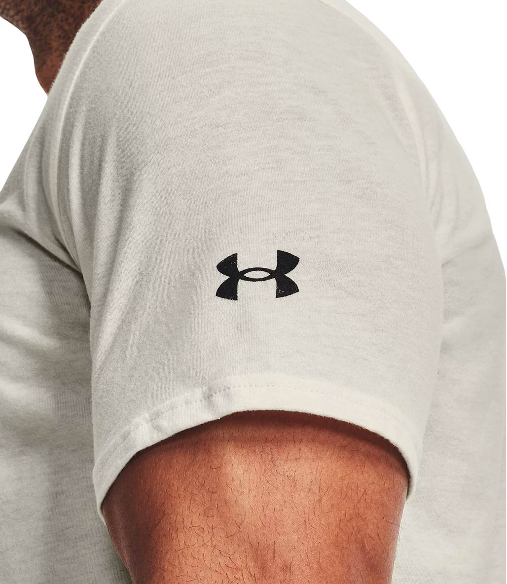 Under Armour Project Rock Brahma Bull Kısa Kollu T-Shirt Bej Kırmızı