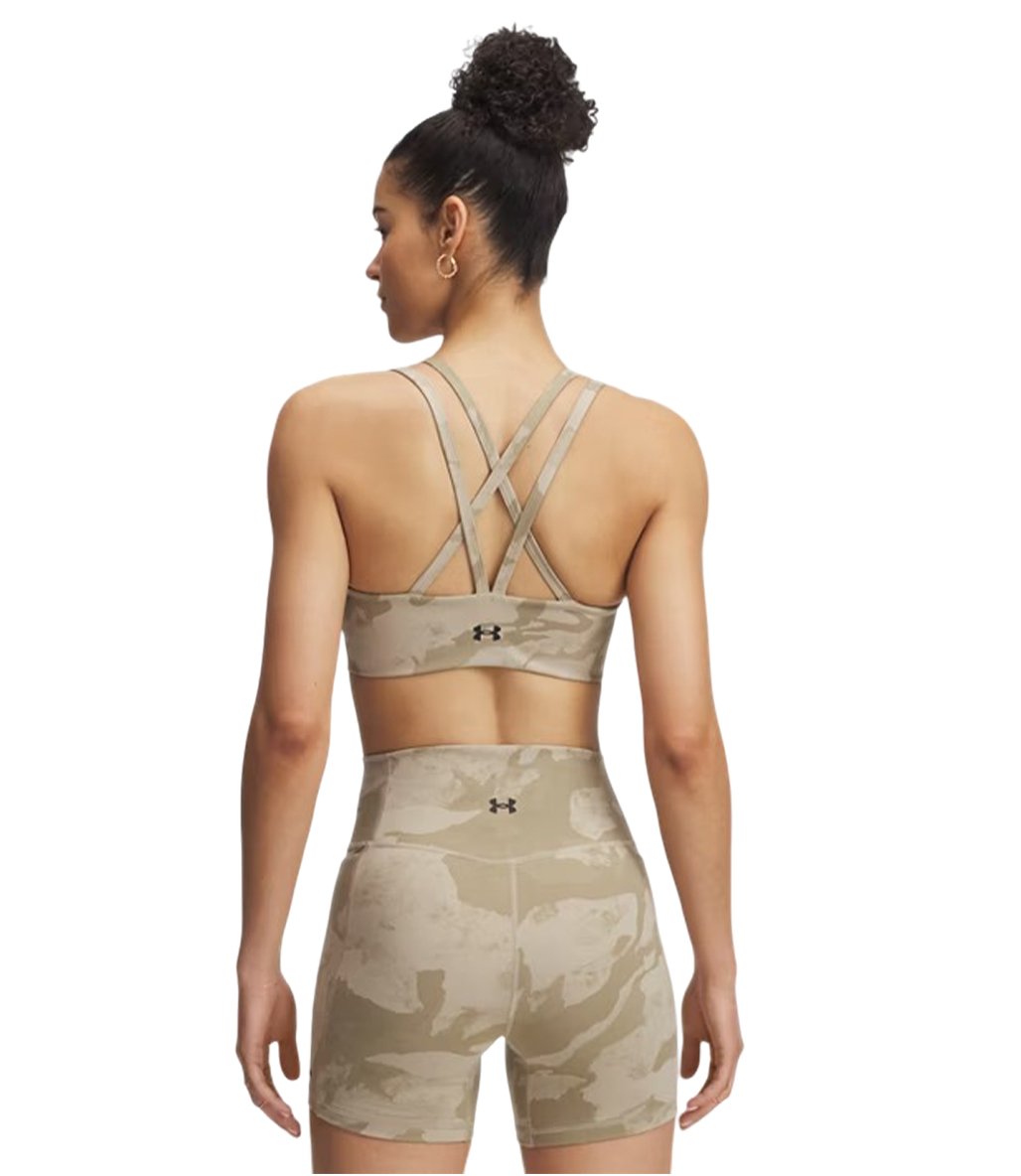Under Armour Project Rock Bralette Sporcu Sütyeni Haki Kamuflaj