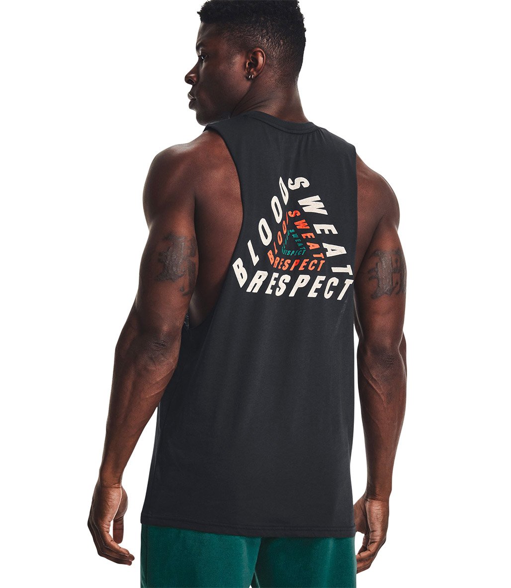 Under Armour Project Rock DMND Muscle Tank Atlet Siyah