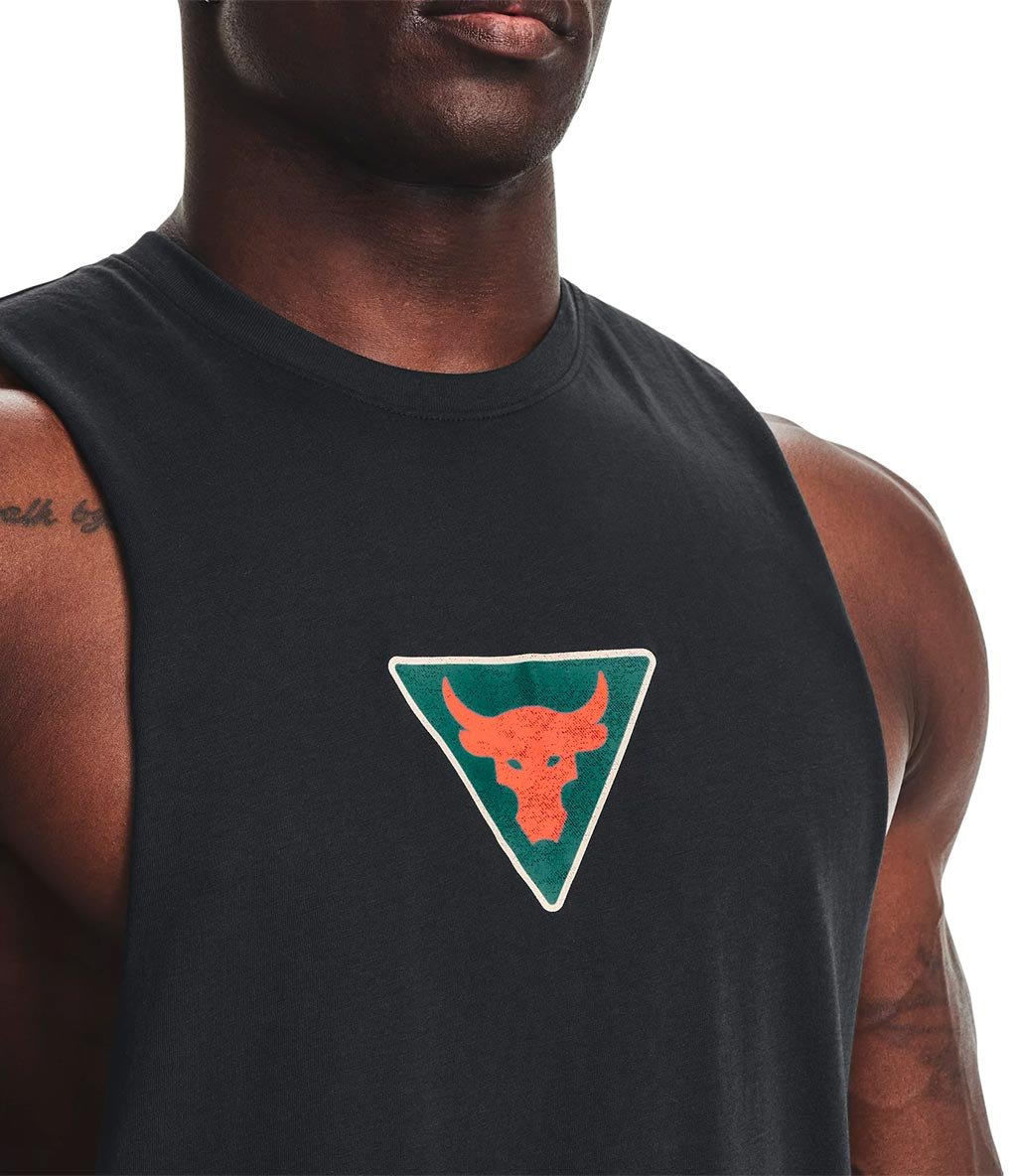 Under Armour Project Rock DMND Muscle Tank Atlet Siyah