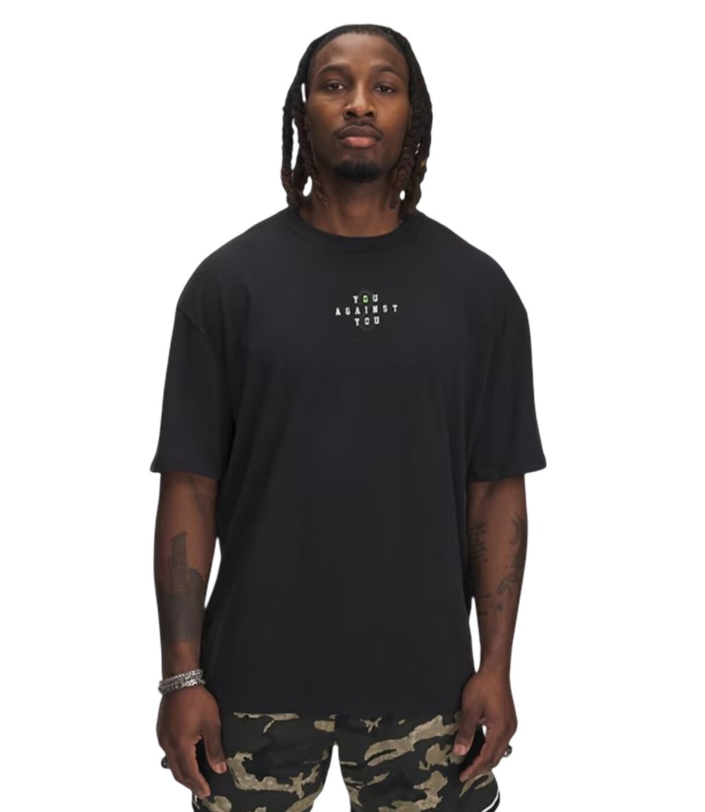 Under Armour Project Rock Heavyweight Kısa Kollu T-Shirt Siyah