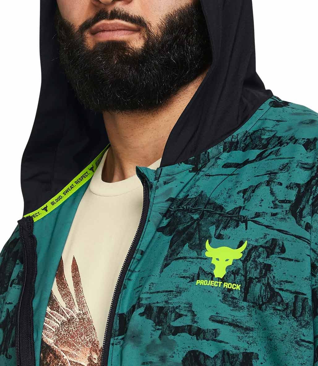Under Armour Project Rock Iso-Chill Tide Hybrid Yeşil Siyah