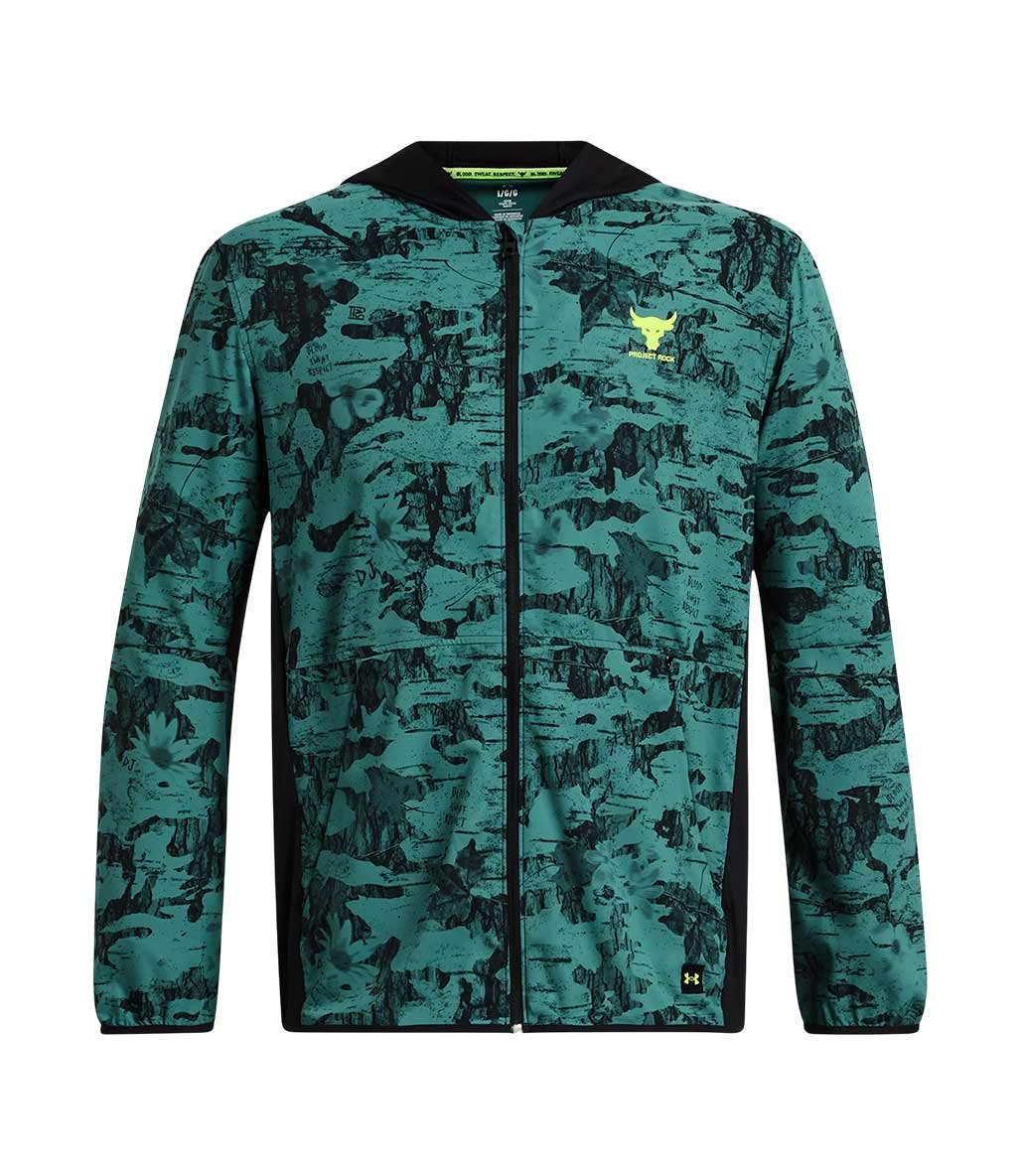 Under Armour Project Rock Iso-Chill Tide Hybrid Yeşil Siyah