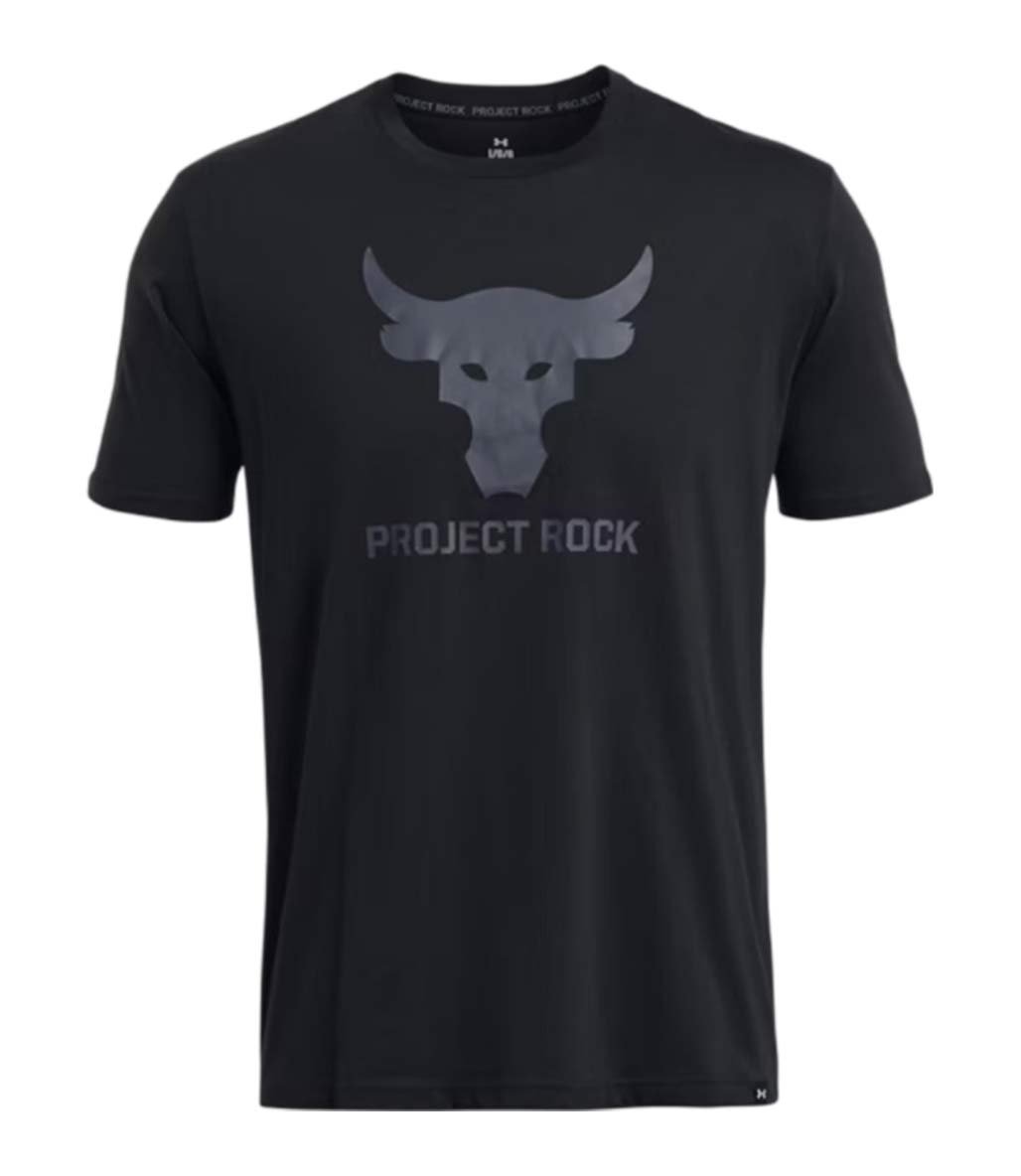 Under Armour Project Rock Payoff Graphic Kısa Kollu T-Shirt Siyah Gri