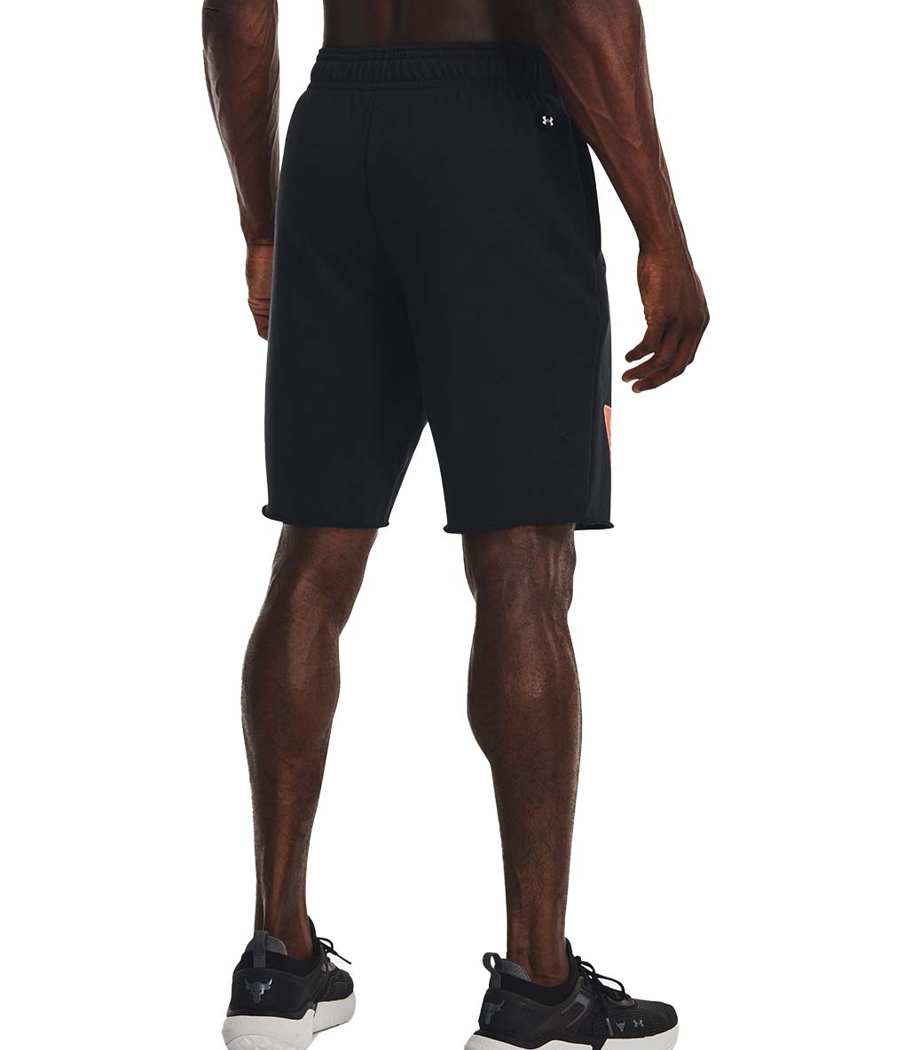 Under Armour Project Rock Terry Tri Şort Siyah