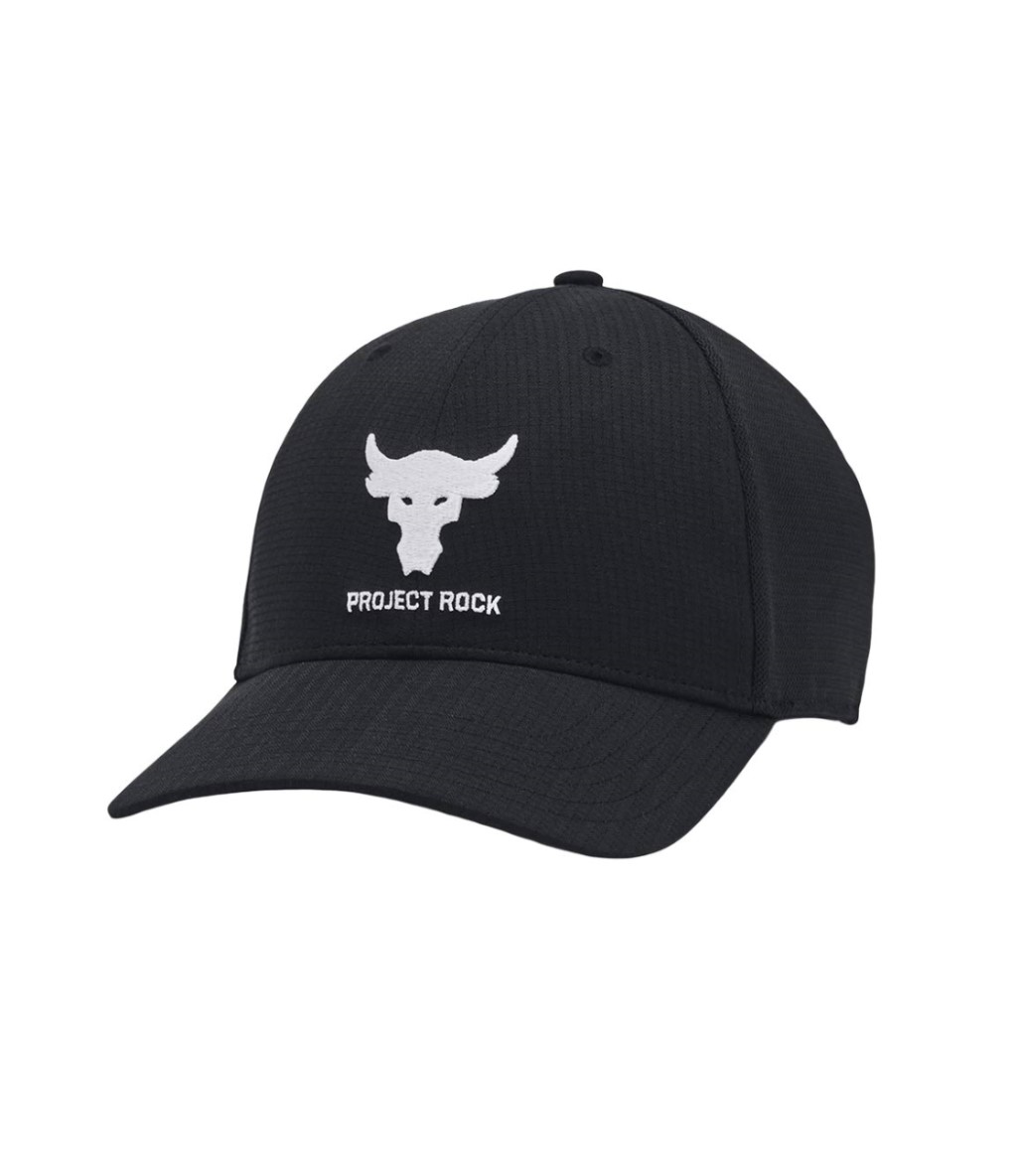 Under Armour Project Rock Trucker Şapka Siyah Beyaz