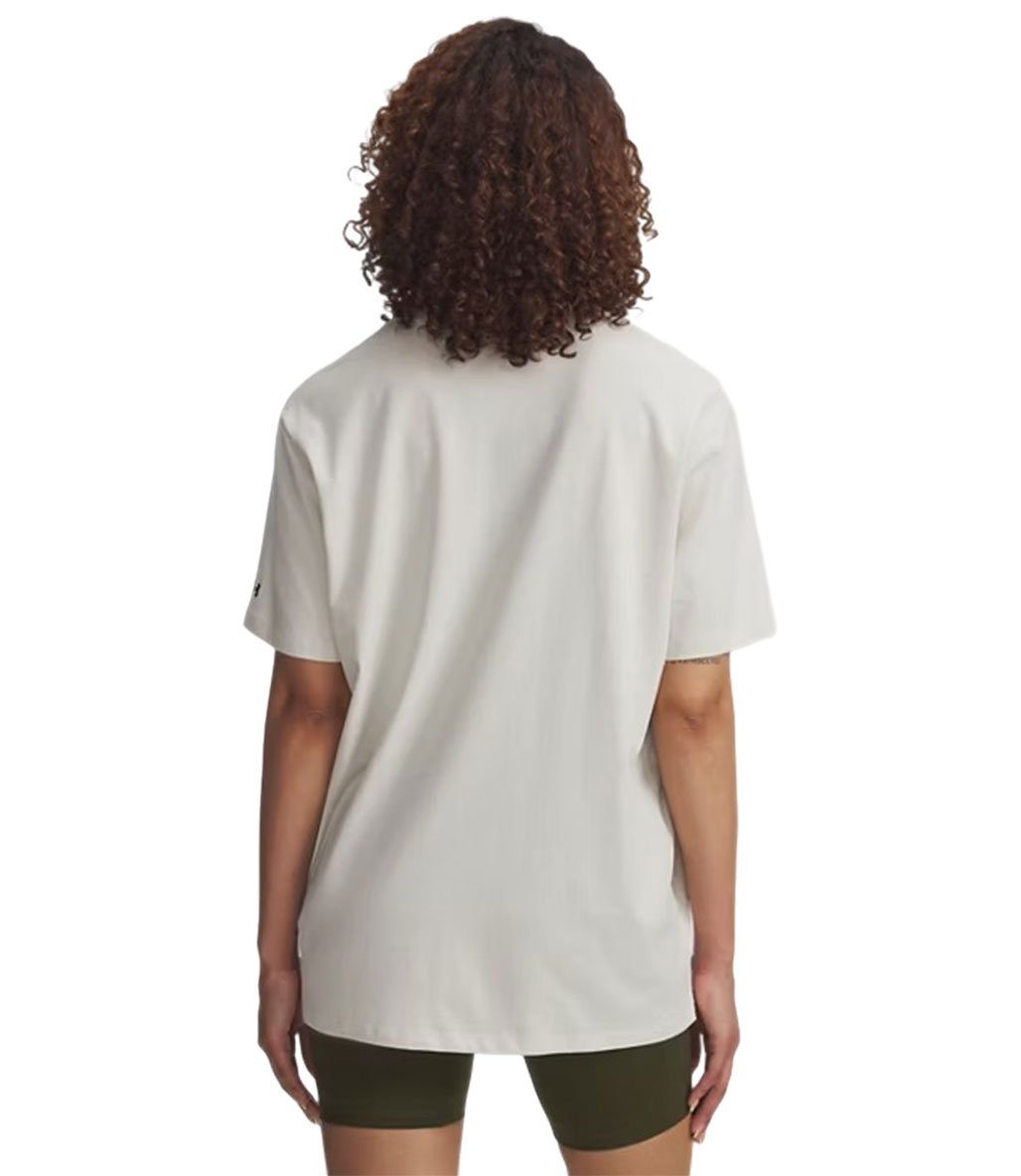 Under Armour Rival Campus Oversize Kadın T-Shirt Beyaz