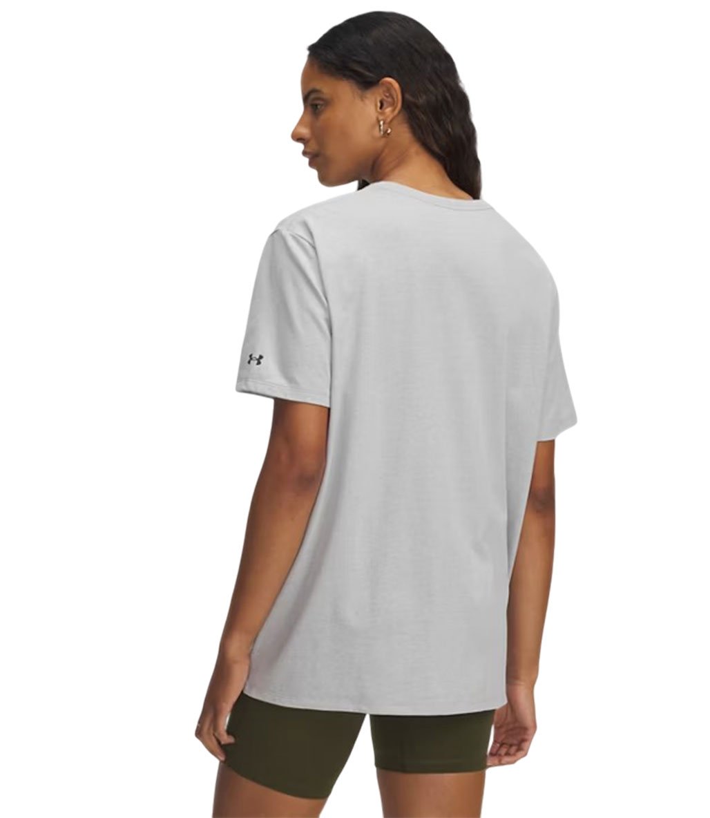 Under Armour Rival Campus Oversize Kadın T-Shirt Gri