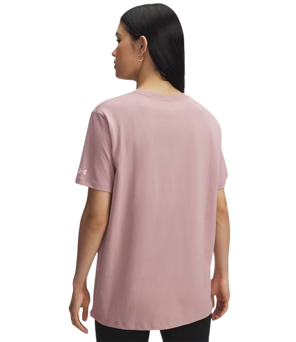 Under Armour Rival Campus Oversize Kadın T-Shirt Pembe