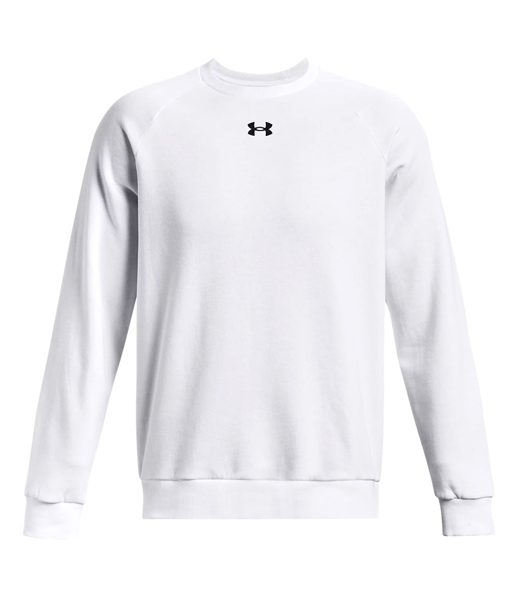 Under Armour Rival Fleece Crew Sweatshirt Beyaz
