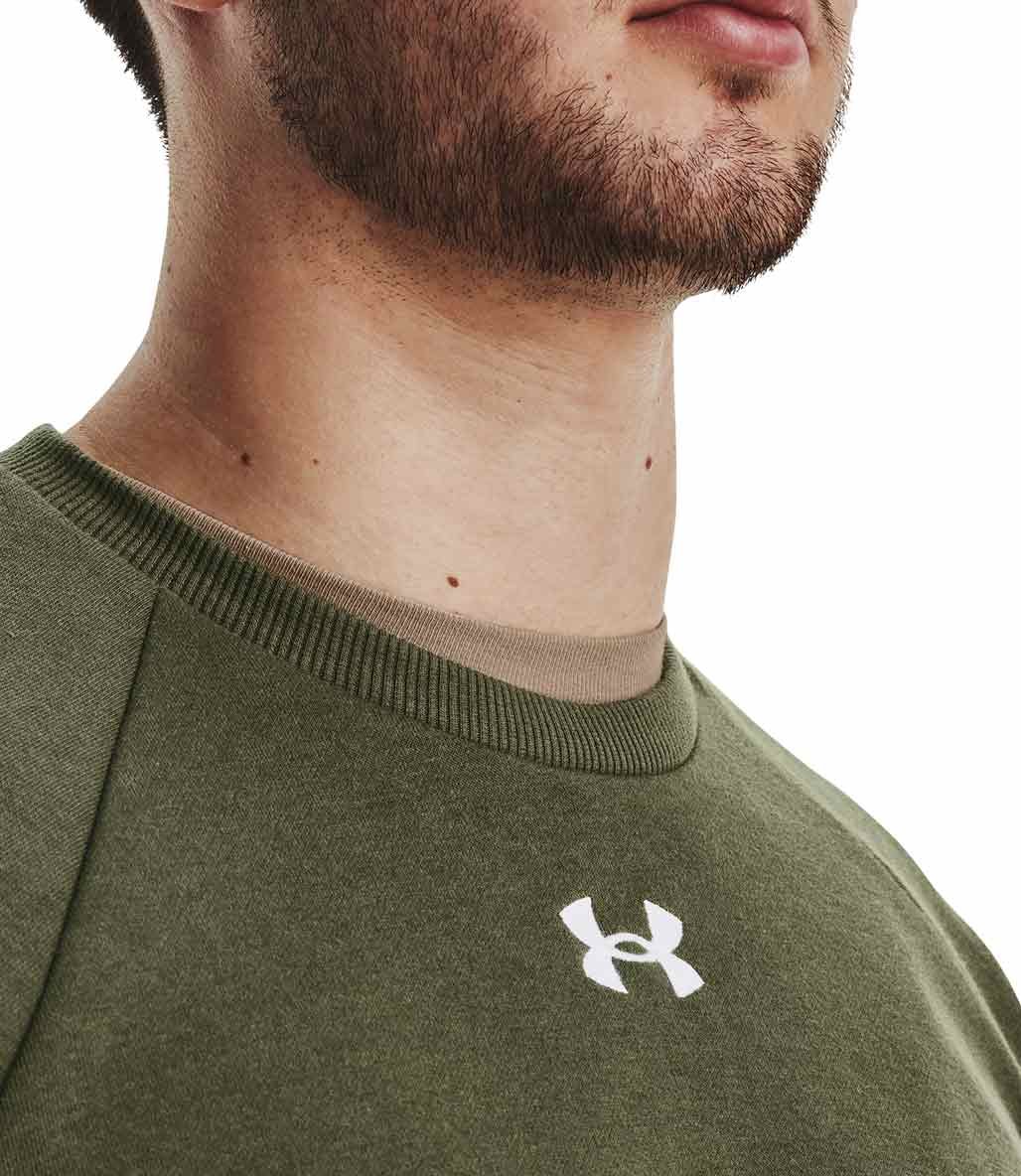 Under Armour Rival Fleece Crew Sweatshirt Haki