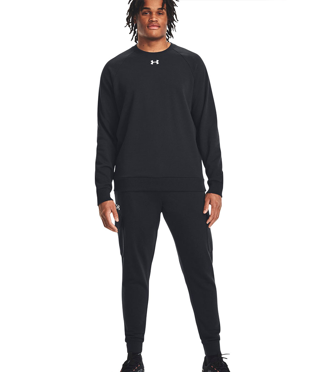 Under Armour Rival Fleece Crew Sweatshirt Siyah