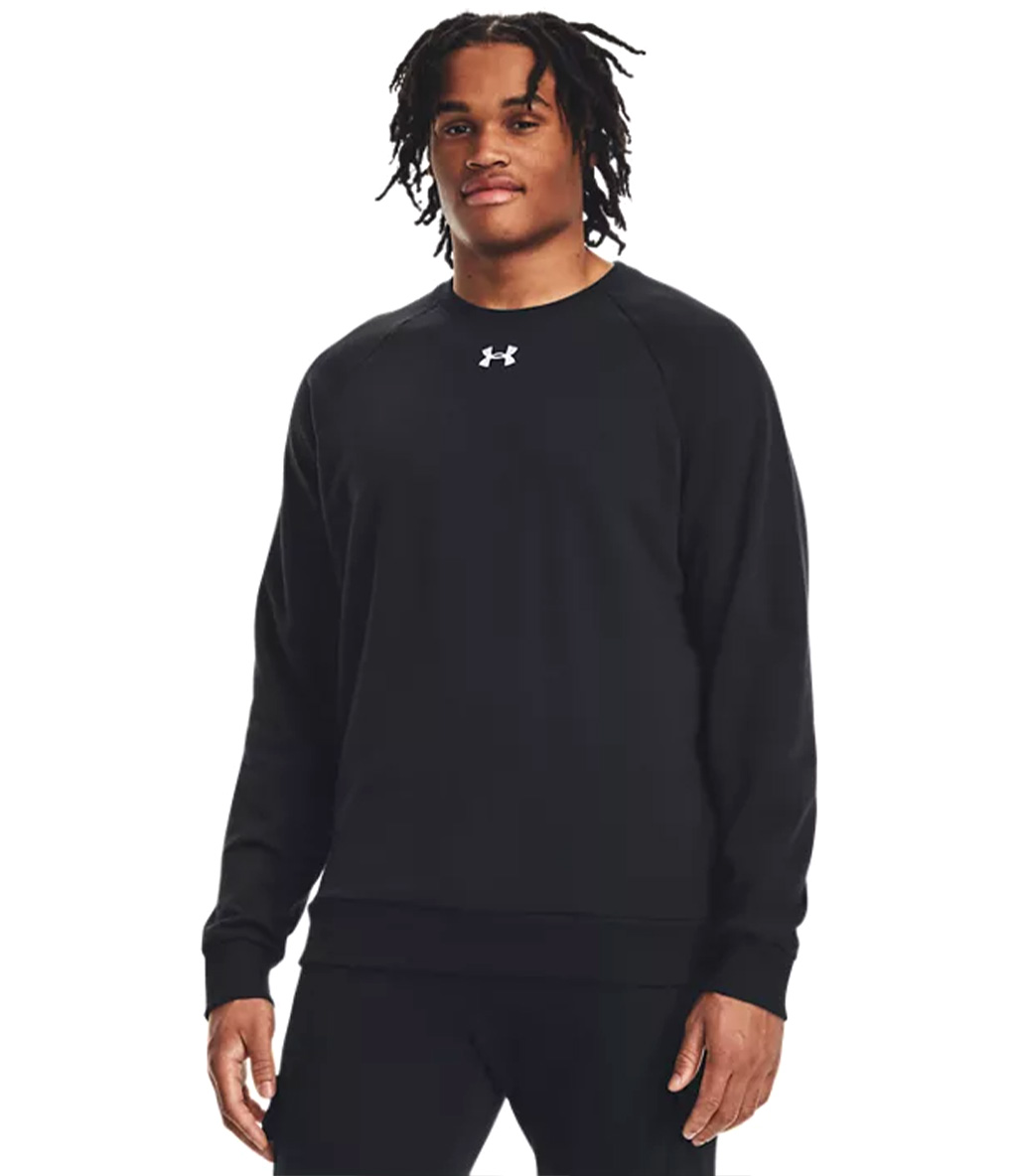 Under Armour Rival Fleece Crew Sweatshirt Siyah