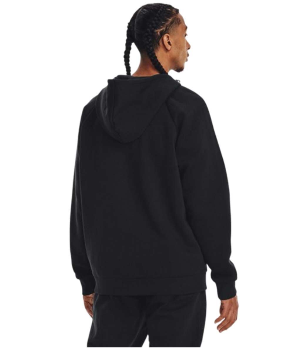 Under Armour Rival Fleece Fermuarlı Kapüşonlu Sweatshirt Siyah
