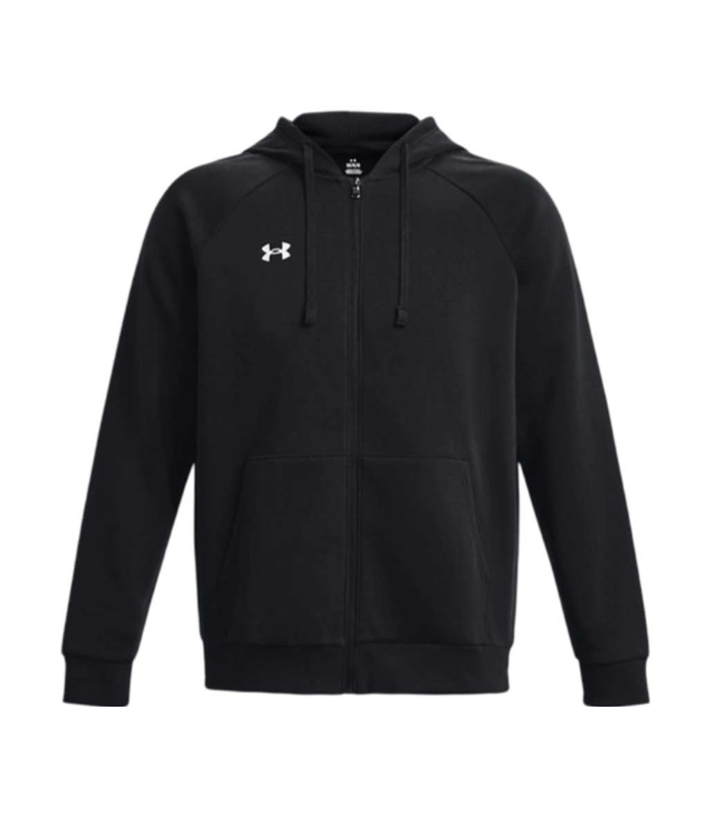 Under Armour Rival Fleece Fermuarlı Kapüşonlu Sweatshirt Siyah