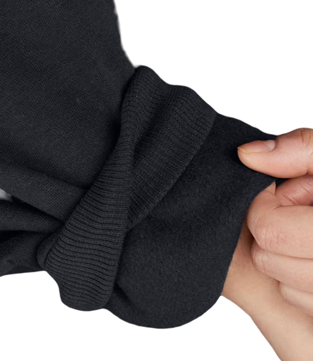 Under Armour Rival Fleece Kadın Oversize Sweatshirt Siyah
