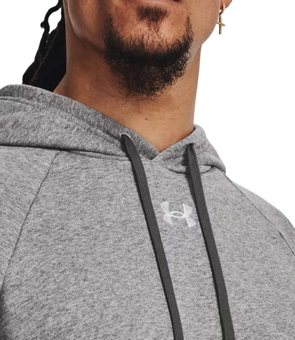Under Armour Rival Fleece Kapüşonlu Sweatshirt Gri
