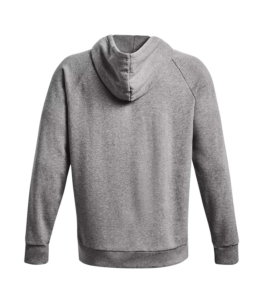Under Armour Rival Fleece Logo Kapüşonlu Sweatshirt Gri