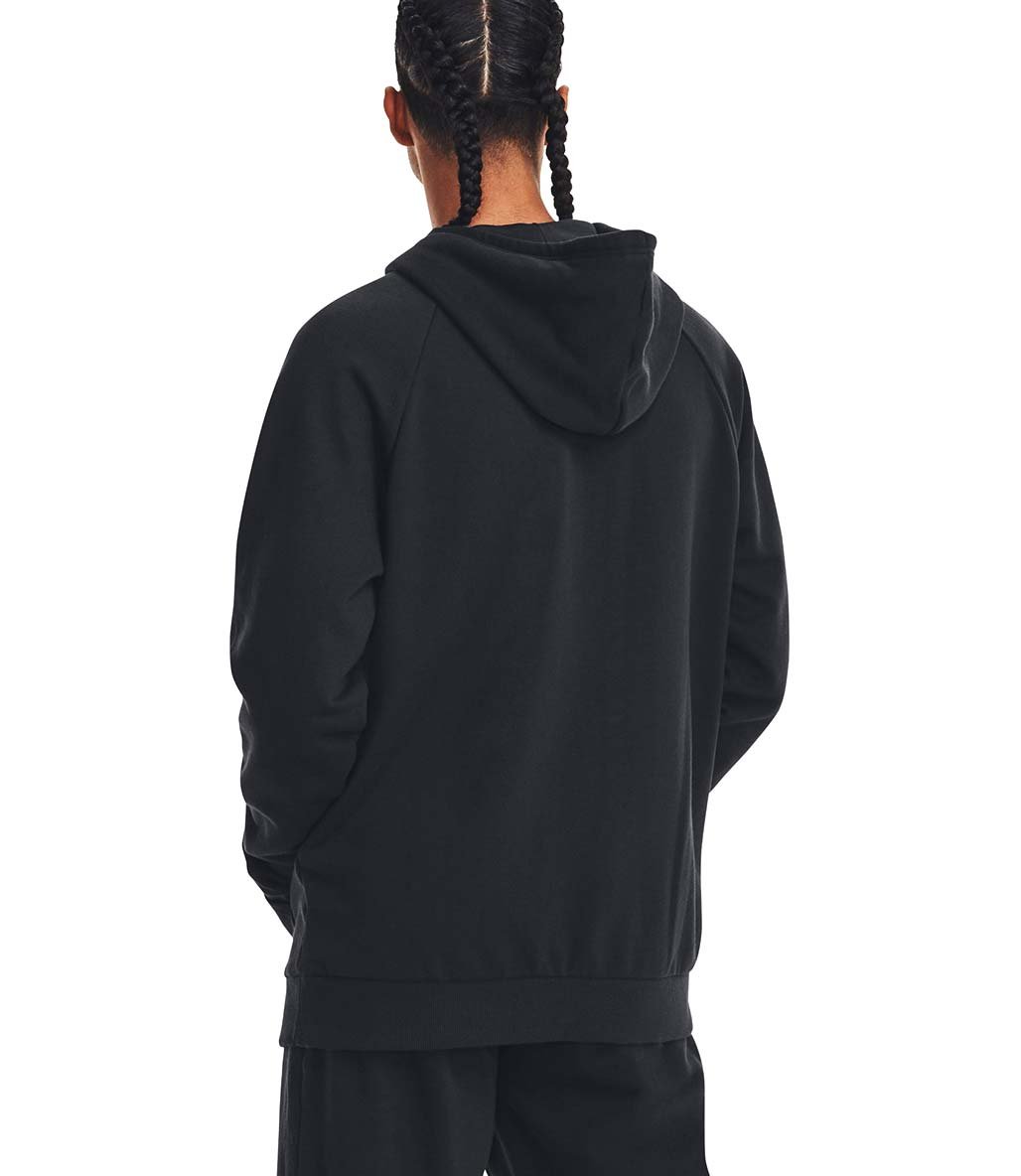 Under Armour Rival Fleece Logo Kapüşonlu Sweatshirt Siyah