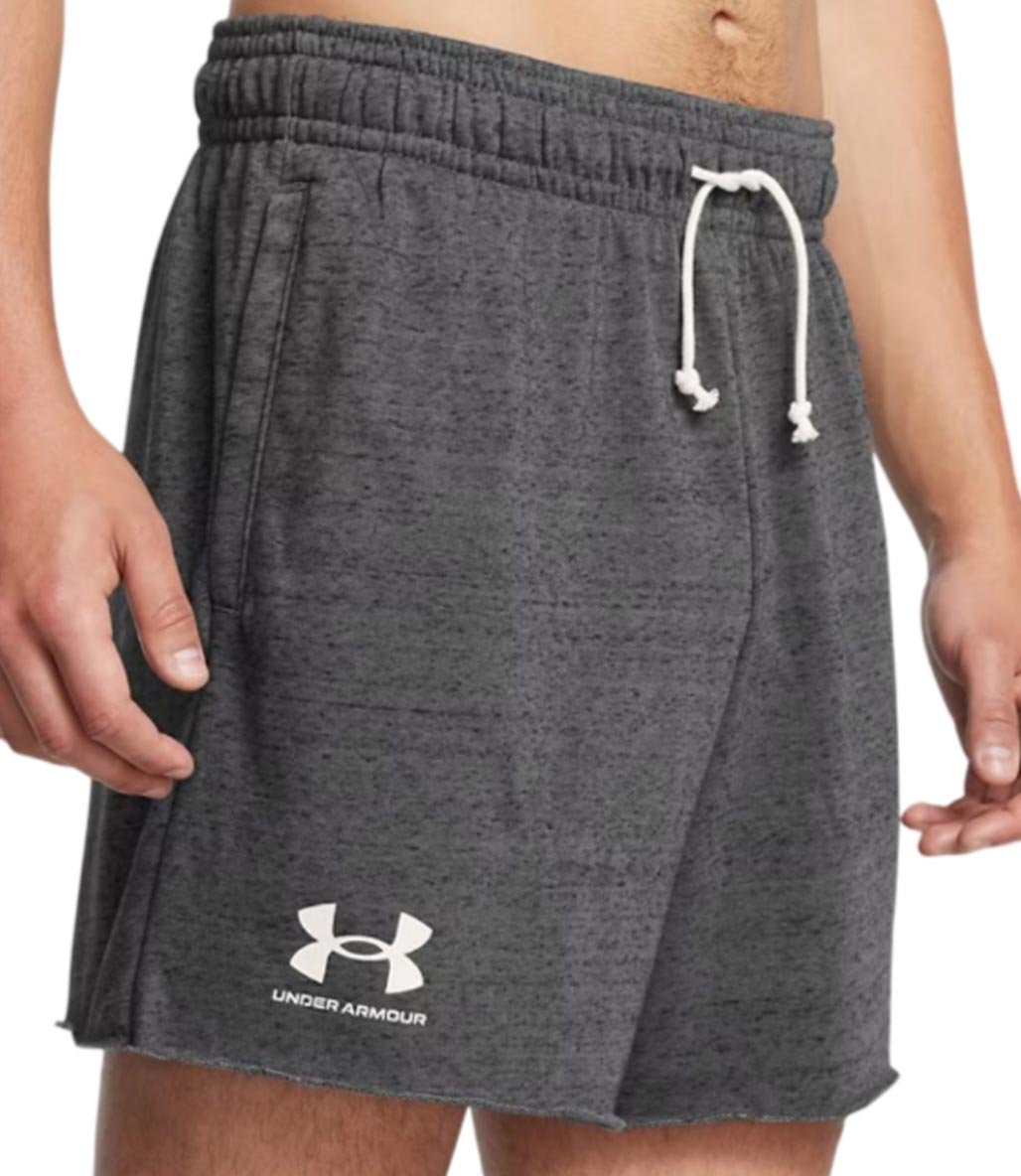 Under Armour Rival Terry 6" Şort Gri