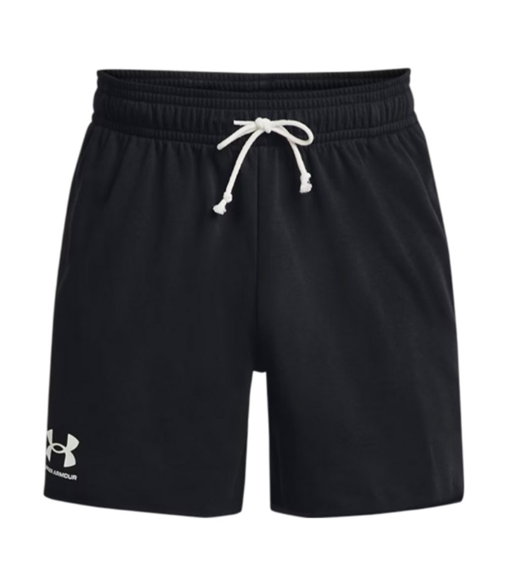 Under Armour Rival Terry 6" Şort Siyah