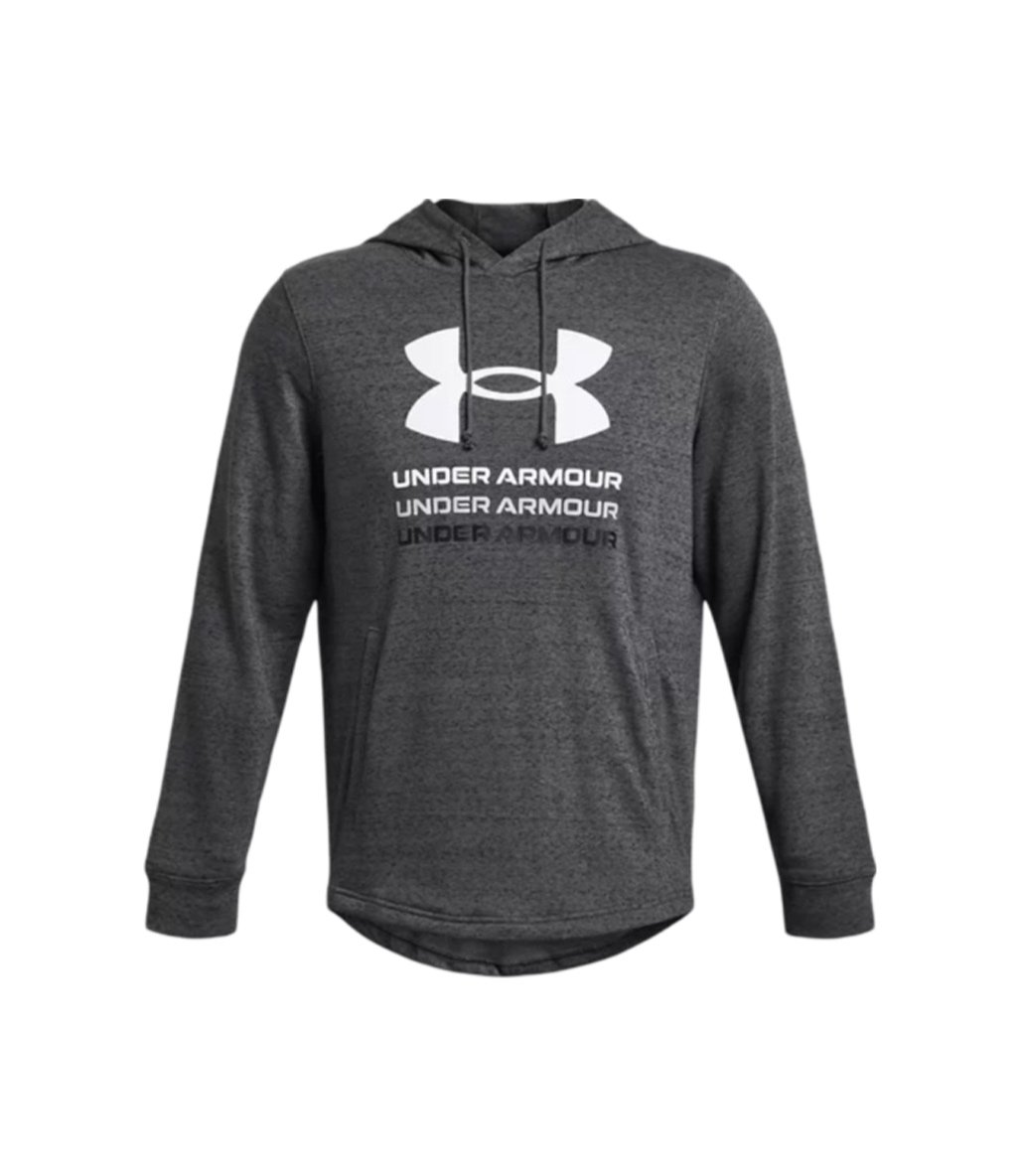 Under Armour Rival Terry Graphic Kapüşonlu Sweatshirt Gri