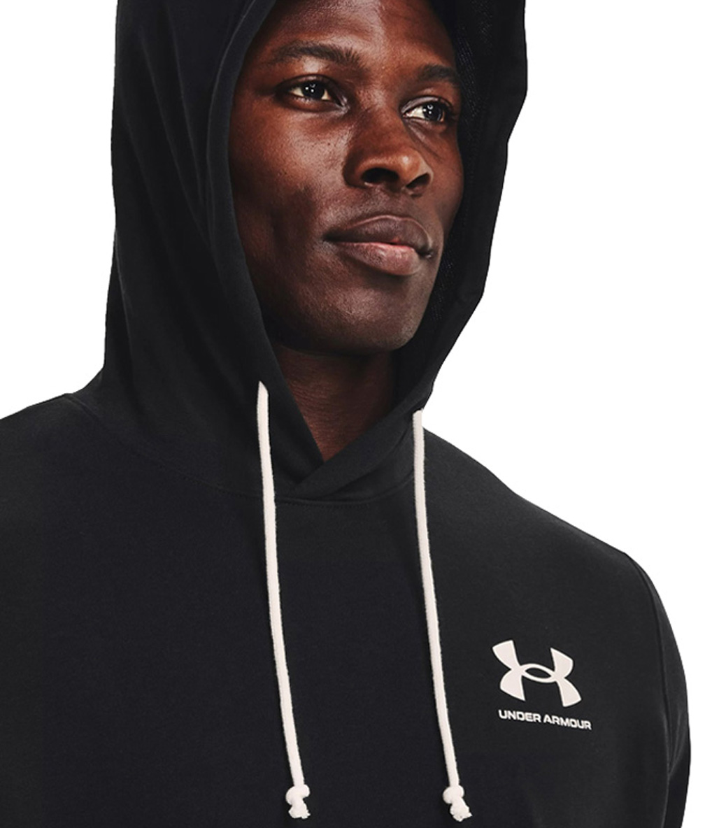 Under Armour Rival Terry Hoodie Kapüşonlu Sweatshirt Siyah