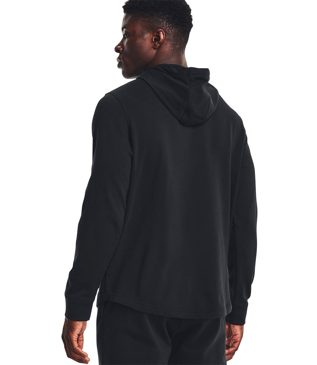Under Armour Rival Terry Logo Hoodie Kapüşonlu Sweatshirt Siyah