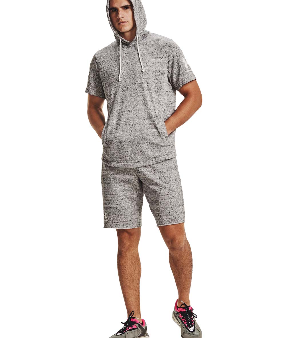 Under Armour Rival Terry Şort Gri