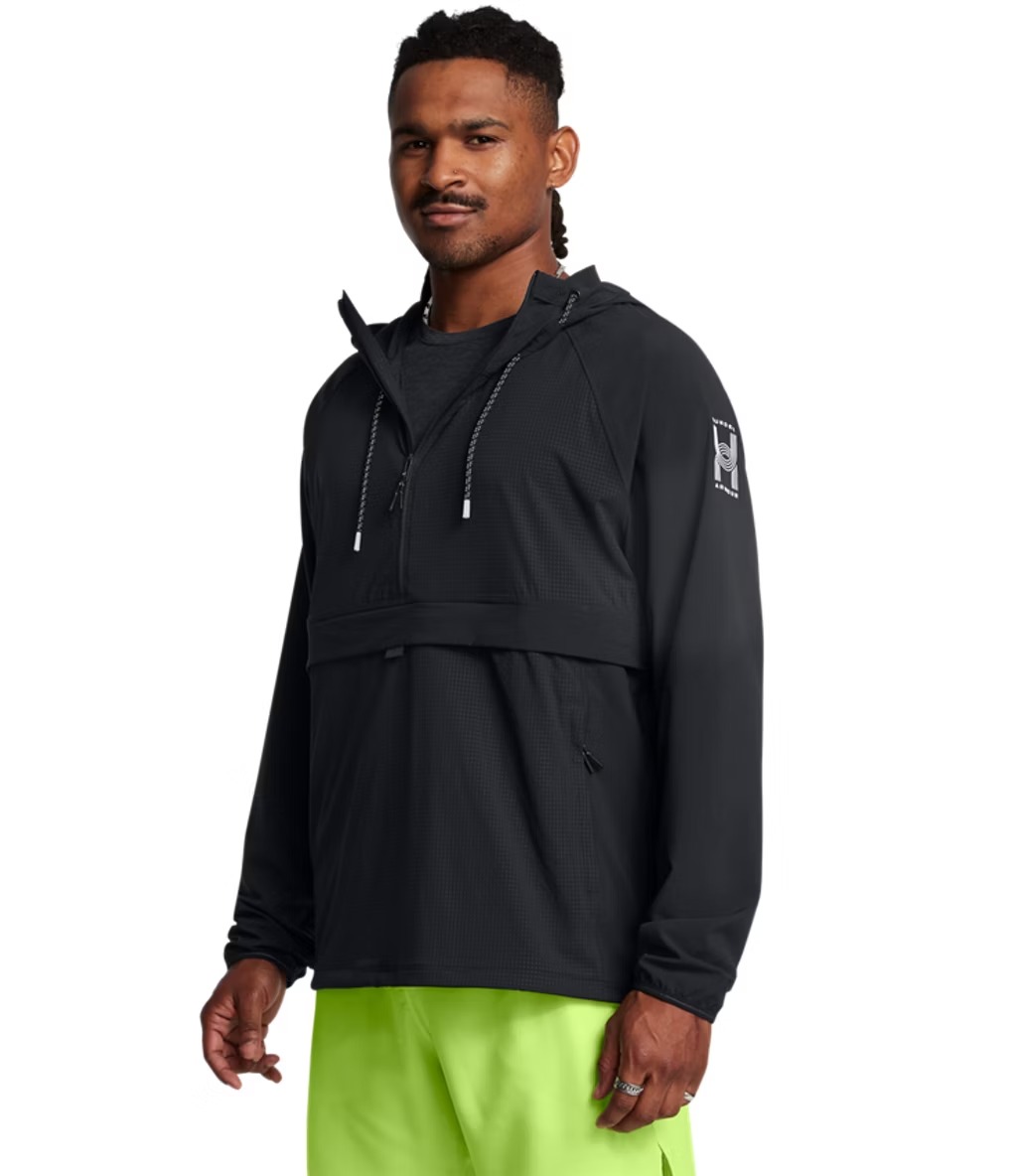Under Armour Run Anywhere Anorak Koşu Ceketi Siyah