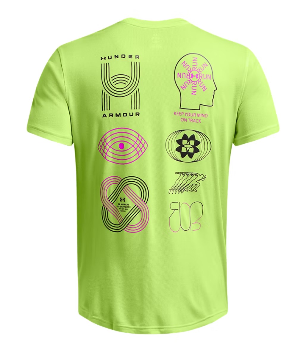 Under Armour Run Anywhere Kısa Kollu T-Shirt Yeşil