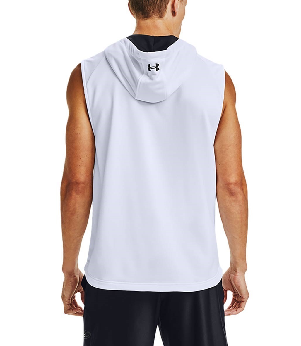 Under Armour SC30 Kolsuz Kapüşonlu Sweatshirt Beyaz