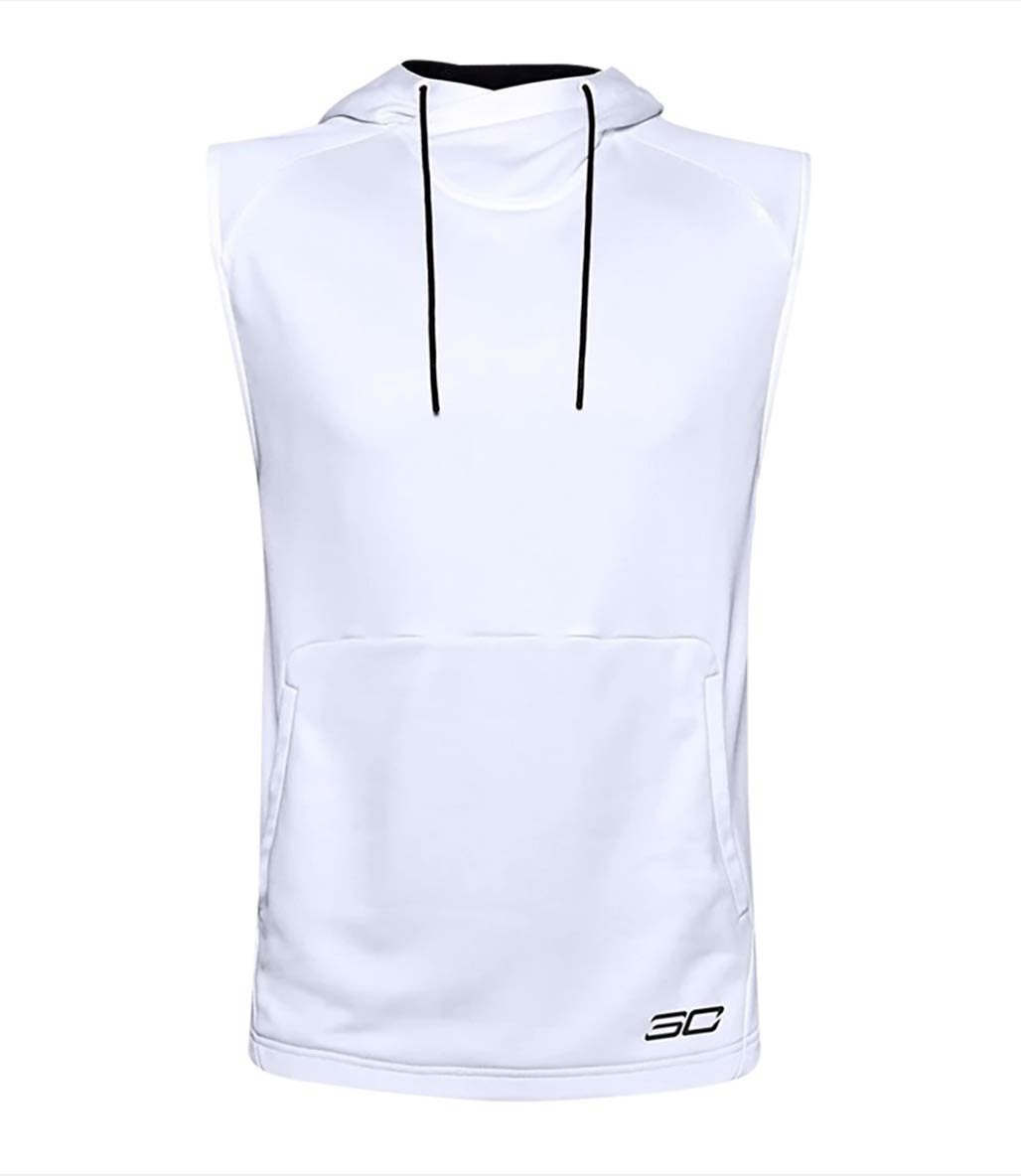 Under Armour SC30 Kolsuz Kapüşonlu Sweatshirt Beyaz