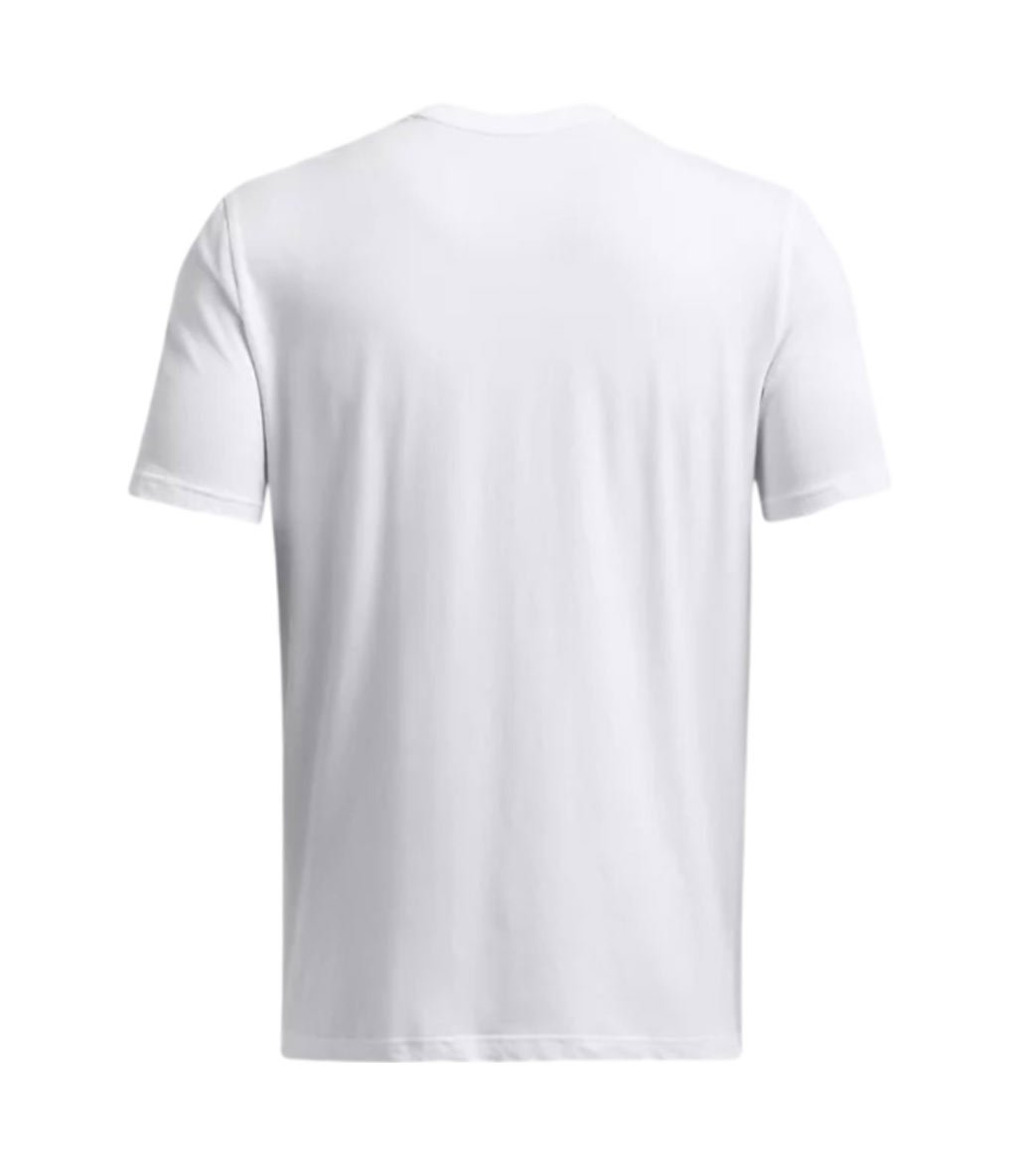 Under Armour Sliced Wordmark Kısa Kollu T-Shirt Beyaz