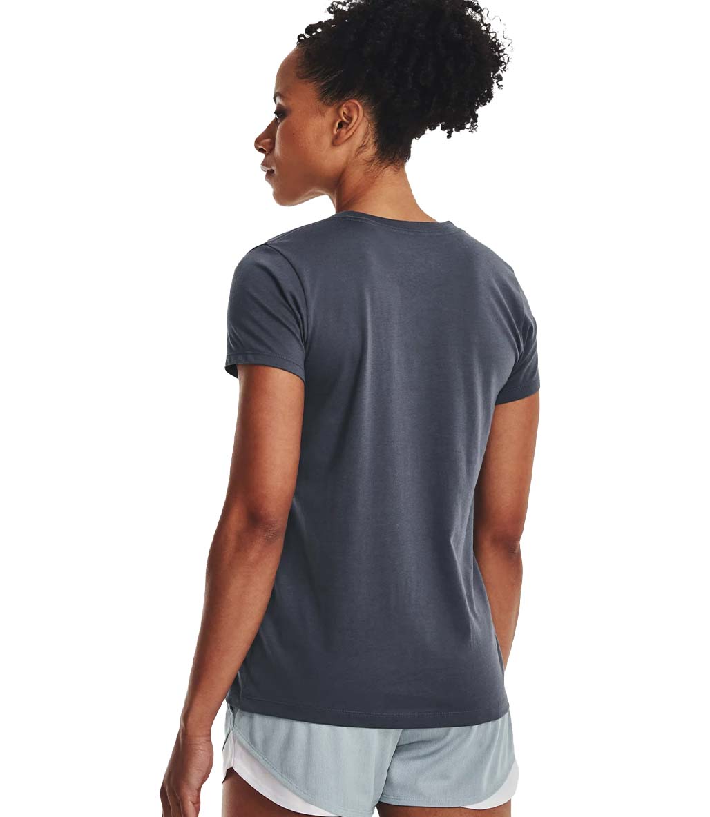 Under Armour Sportstyle Graphic Kadın Kısa Kollu T-Shirt Koyu Gri