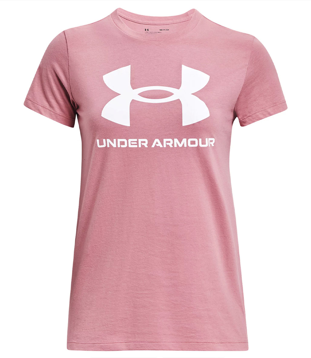 Under Armour Sportstyle Graphic Kadın Kısa Kollu T-Shirt Pembe