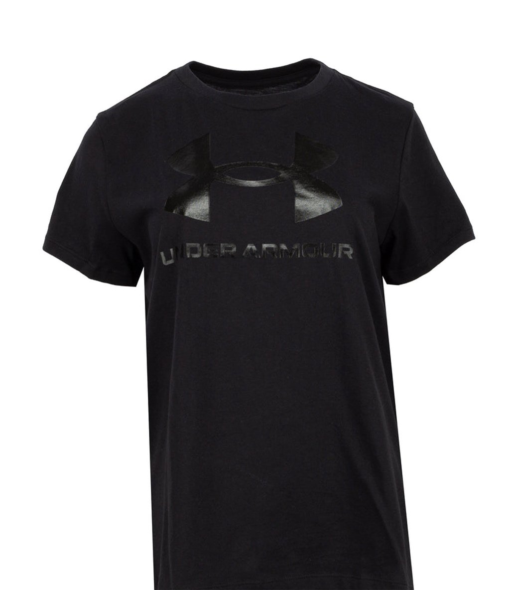 Under Armour Sportstyle Graphic Kadın Kısa Kollu T-Shirt Siyah