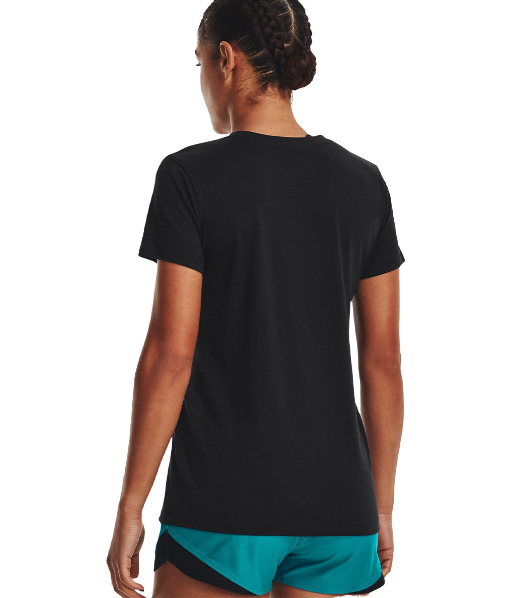 Under Armour Sportstyle Graphic Kadın Kısa Kollu T-Shirt Siyah Yeşil