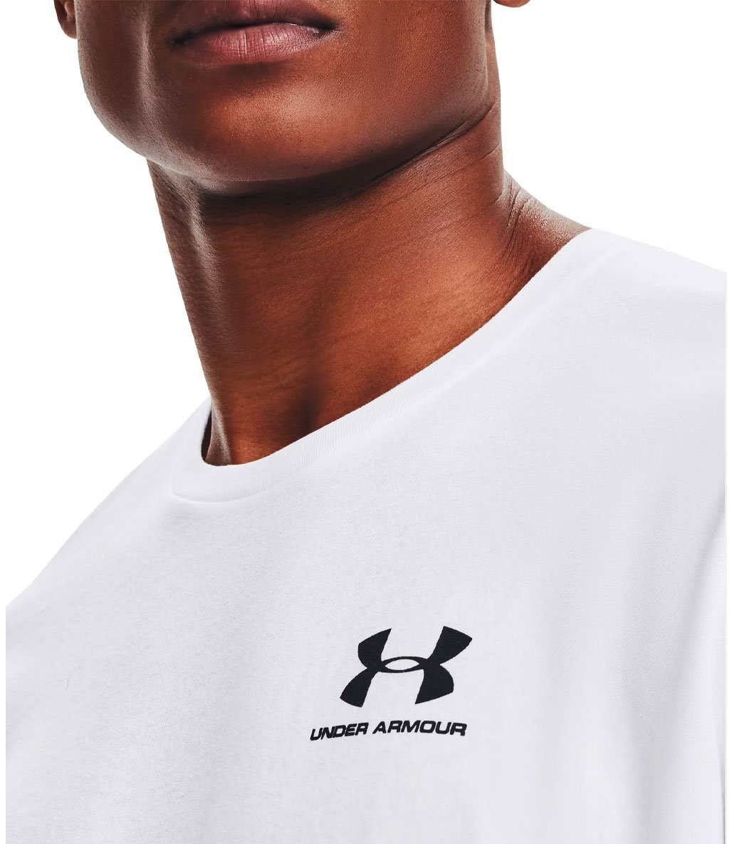 Under Armour Sportstyle Left Chest T-Shirt Beyaz