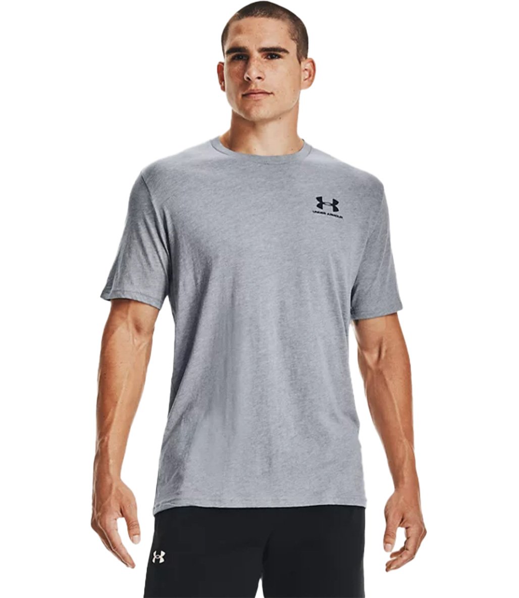 Under Armour Sportstyle Left Chest T-Shirt Gri