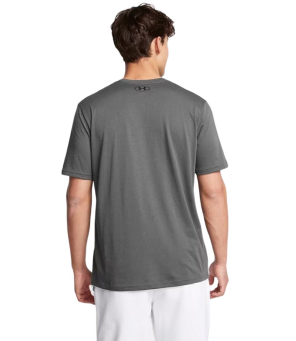 Under Armour Sportstyle Left Chest T-Shirt Gri Siyah